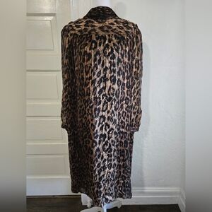 Vintage Stanley Sherman Leopard Print Long Dress